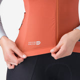 Maglia donna maniche lunghe Castelli Corretto - Arancio Castelli