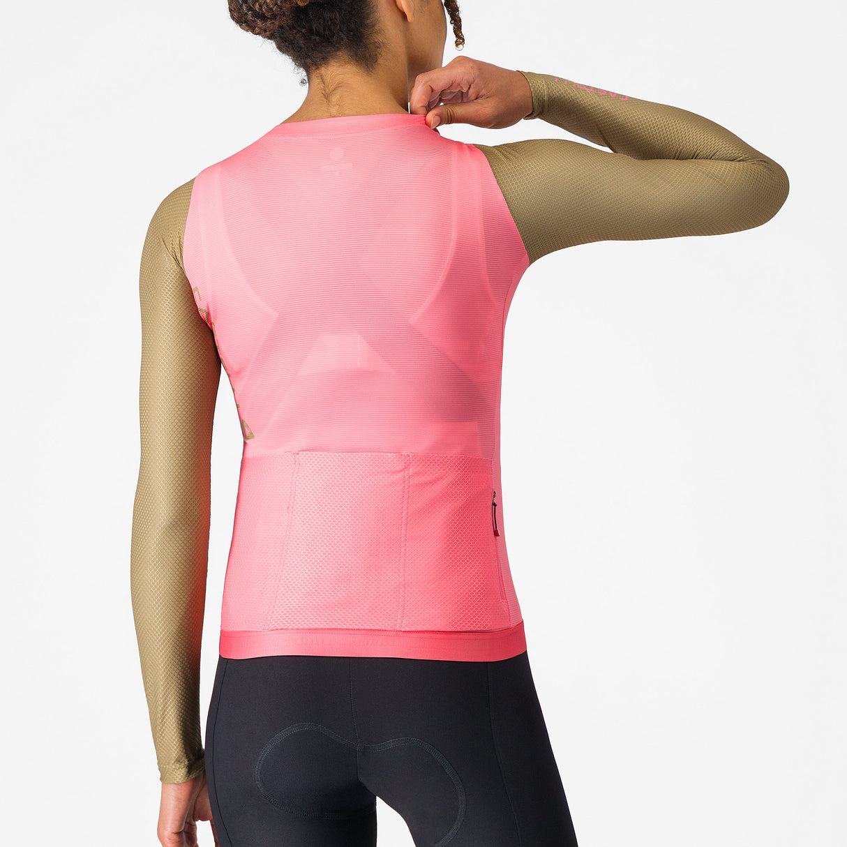 Maglia donna maniche lunghe Castelli Corretto - Rosa Castelli