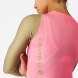 Maglia donna maniche lunghe Castelli Corretto - Rosa Castelli