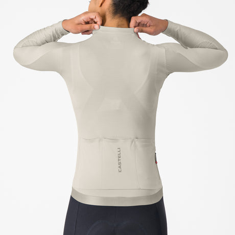 Castelli Espresso 2 women long sleeves jersey - Beige