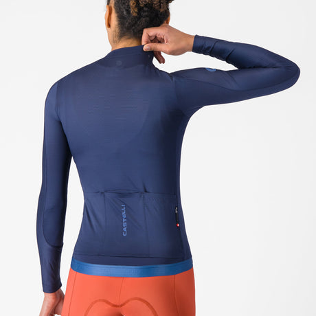 Castelli Espresso 2 women long sleeves jersey - Blue