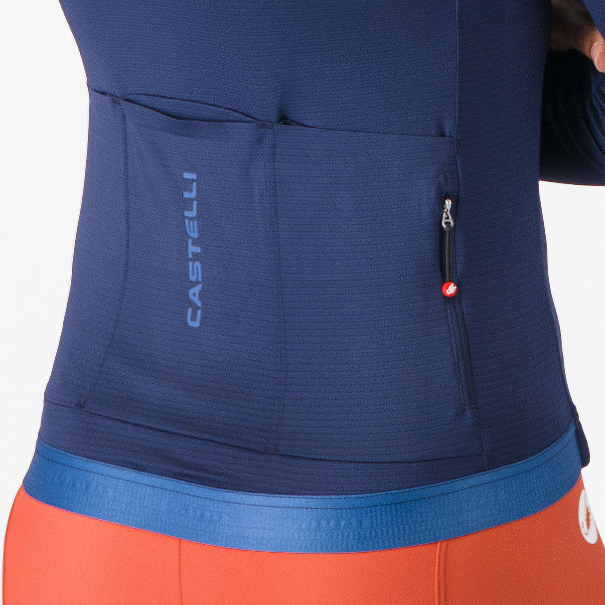 Maillot femme manches longues Castelli Espresso 2 - Bleu