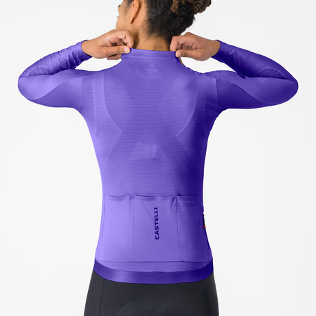 Castelli Espresso 2 women long sleeves jersey - Purple