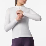 Maglia donna maniche lunghe Castelli Espresso Thermal 2 - Bianco Castelli