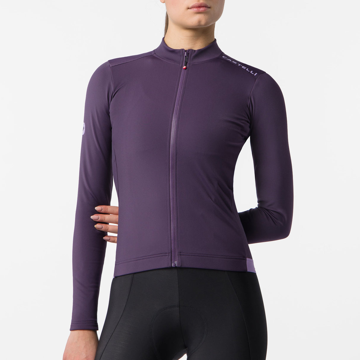 Castelli Espresso Thermal 2 women long sleeved jersey - Purple