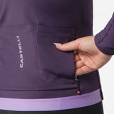 Castelli Espresso Thermal 2 women long sleeved jersey - Purple