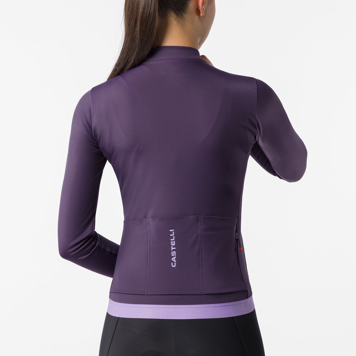 Castelli Espresso Thermal 2 women long sleeved jersey - Purple