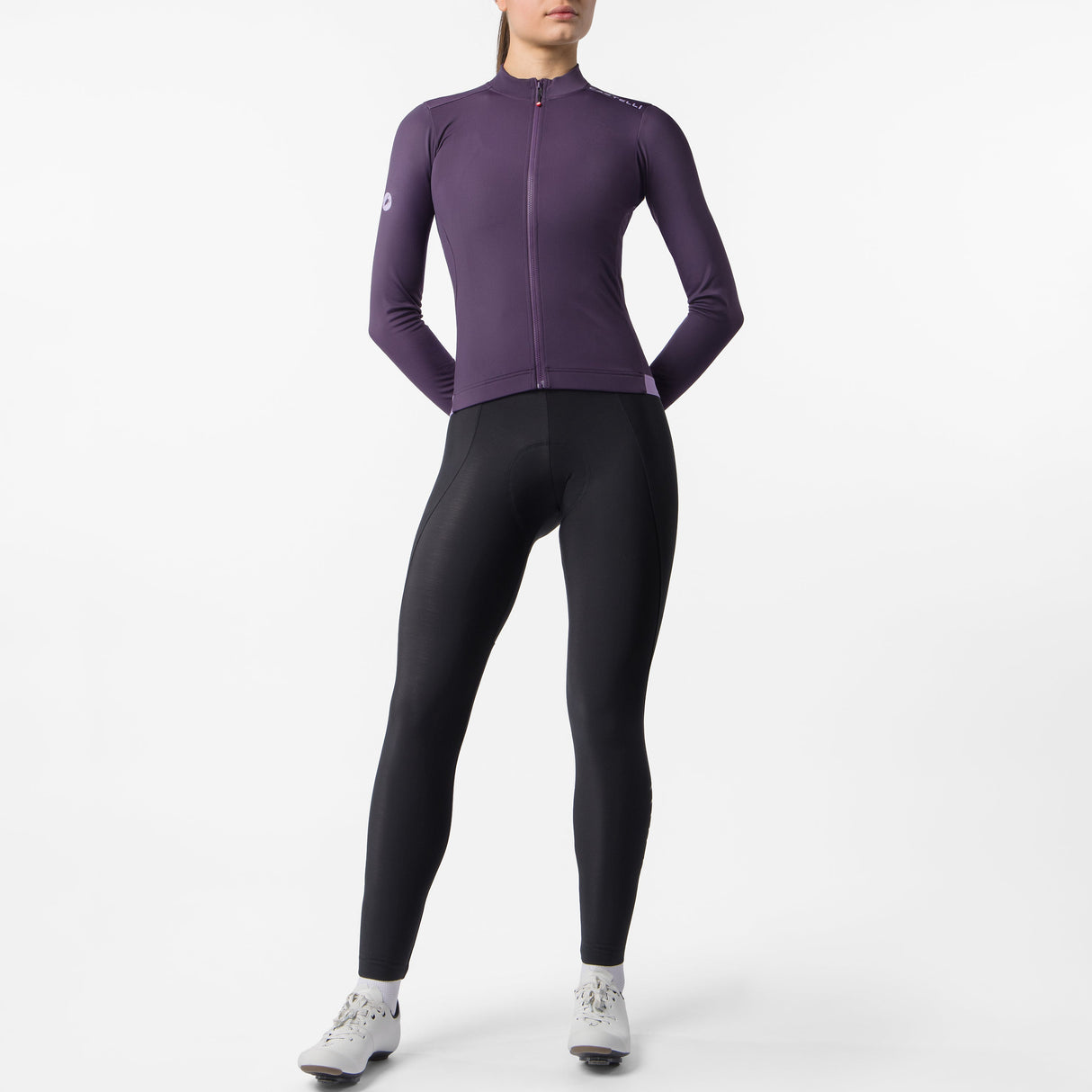 Castelli Espresso Thermal 2 women long sleeved jersey - Purple
