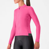 Maglia donna maniche lunghe Castelli Espresso Thermal - Viola Castelli