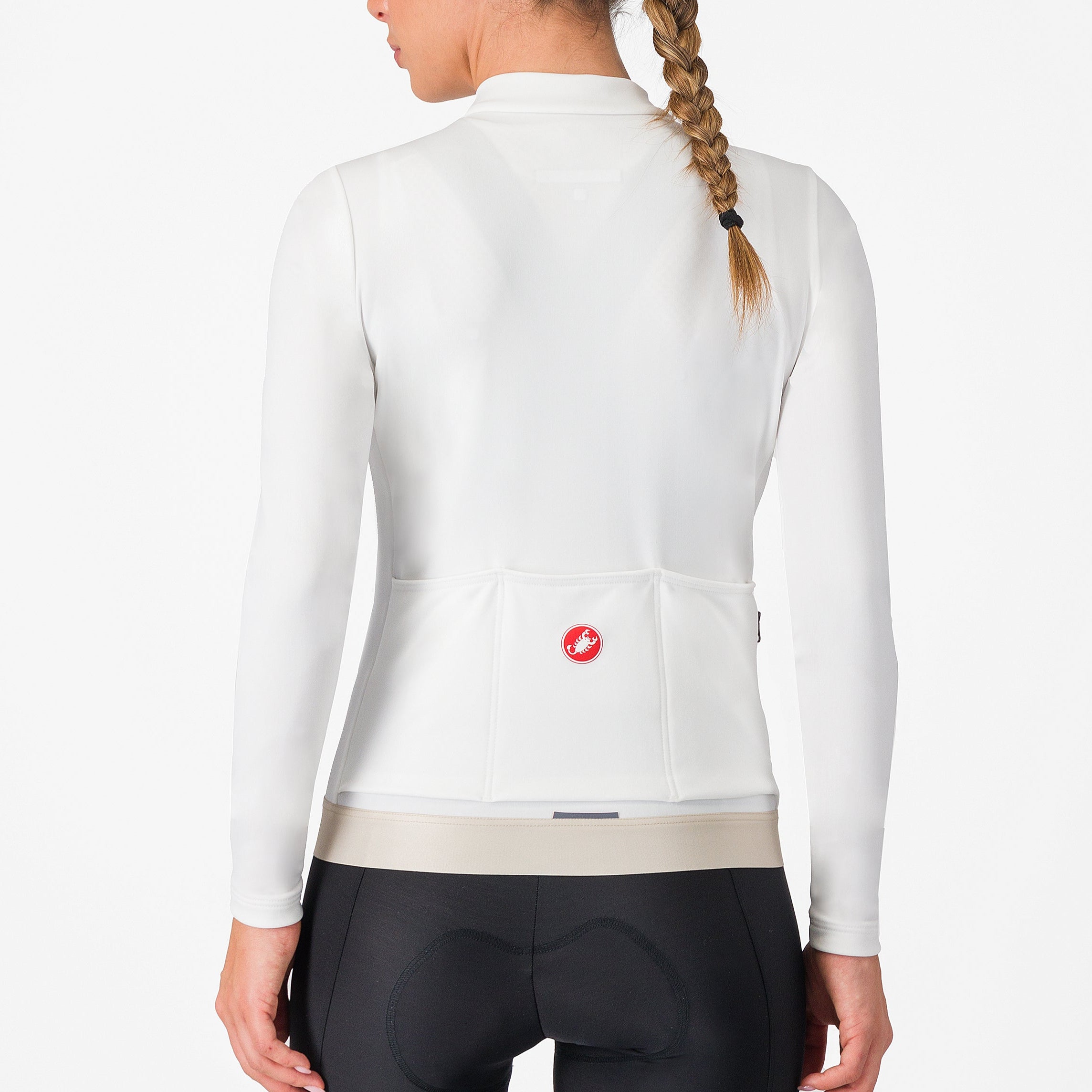 Maglia donna maniche lunghe Castelli Espresso Thermal - Bianco Castelli