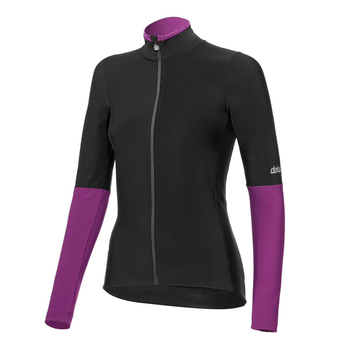 Maillot femme manches longues Dotout Omnia - Noir violet