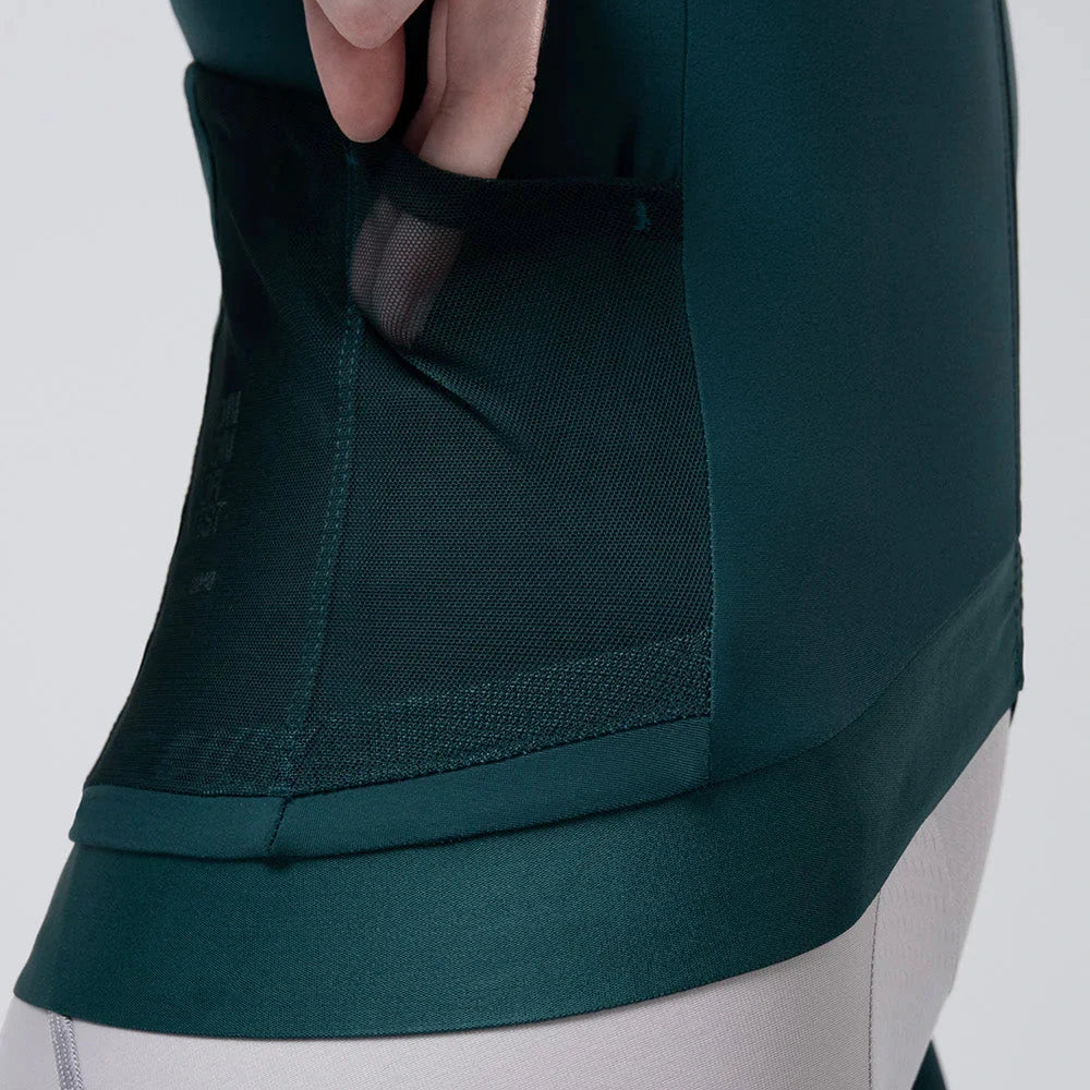 Maglia donna maniche lunghe Gobik Hyder Blend 2.0 Sunken - Verde Gobik