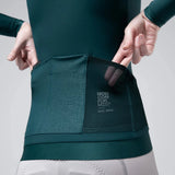 Maglia donna maniche lunghe Gobik Hyder Blend 2.0 Sunken - Verde Gobik