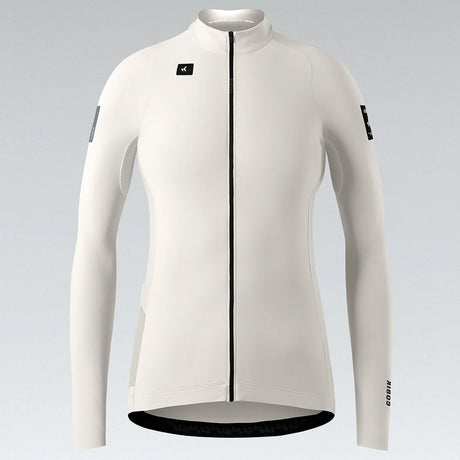Maglia donna maniche lunghe Gobik Pacer Solid 2.0 Crepe - Beige Gobik