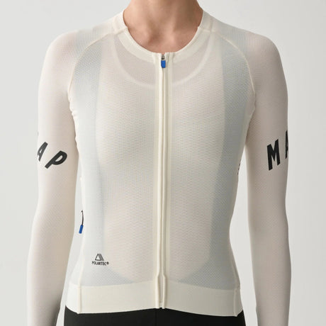 Maglia donna maniche lunghe Maap Aeon - Bianco - N