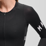 Maglia donna maniche lunghe Maap Apex Aeon - Nero bianco Maap