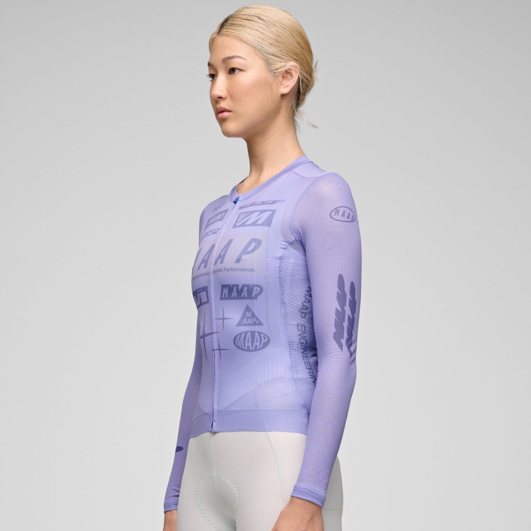 Maglia donna maniche lunghe Maap Drome Pro Air 3.0 - Viola Maap