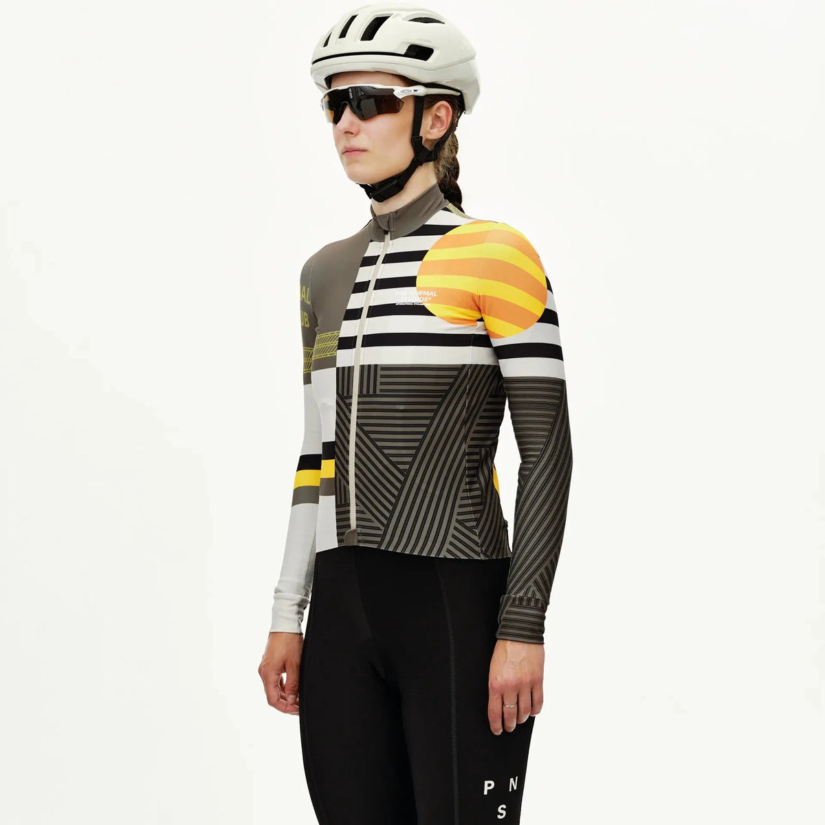 Maglia donna maniche lunghe Pas Normal Studios Mechanism AOP International - Sand Pas Normal Studios