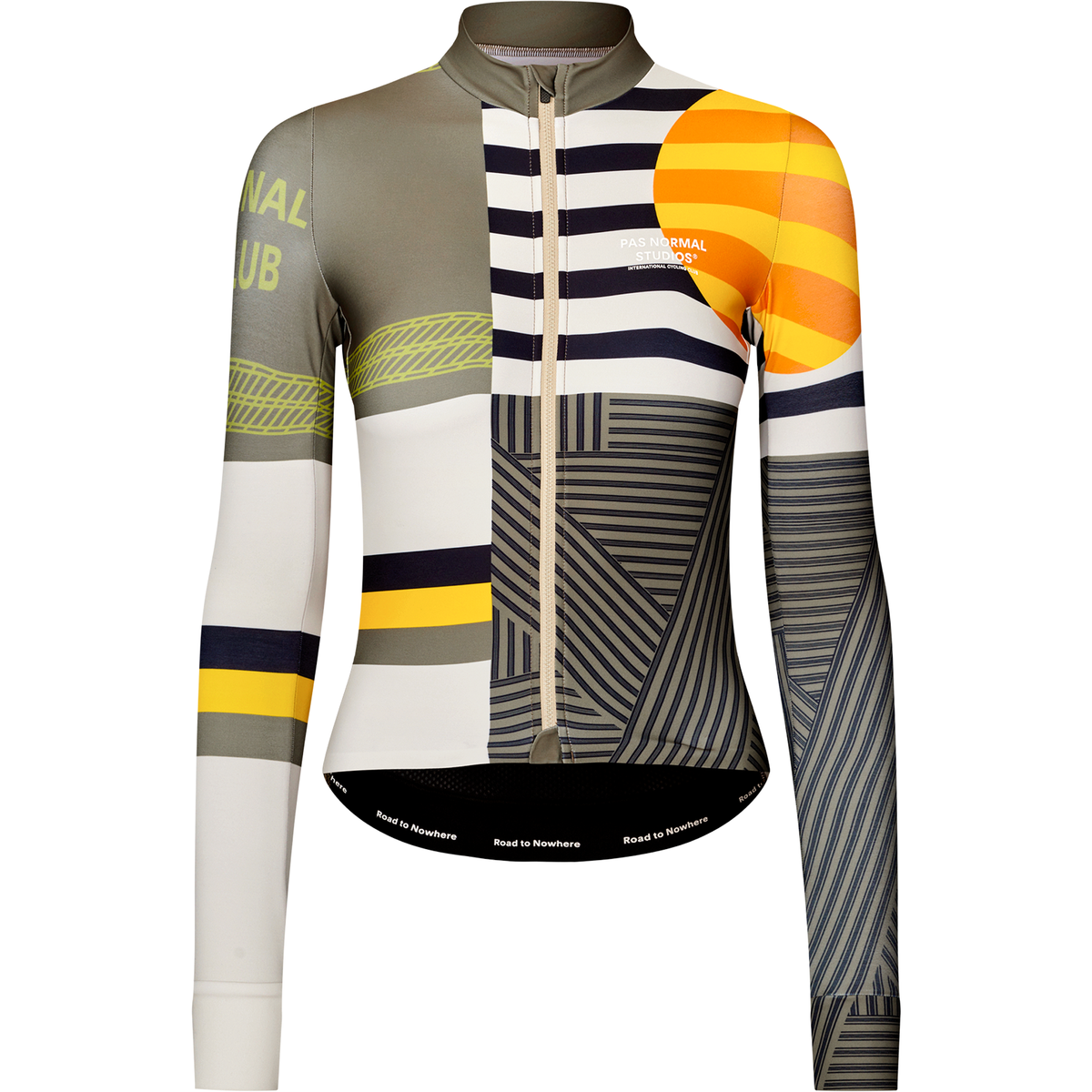 Maglia donna maniche lunghe Pas Normal Studios Mechanism AOP International - Sand Pas Normal Studios