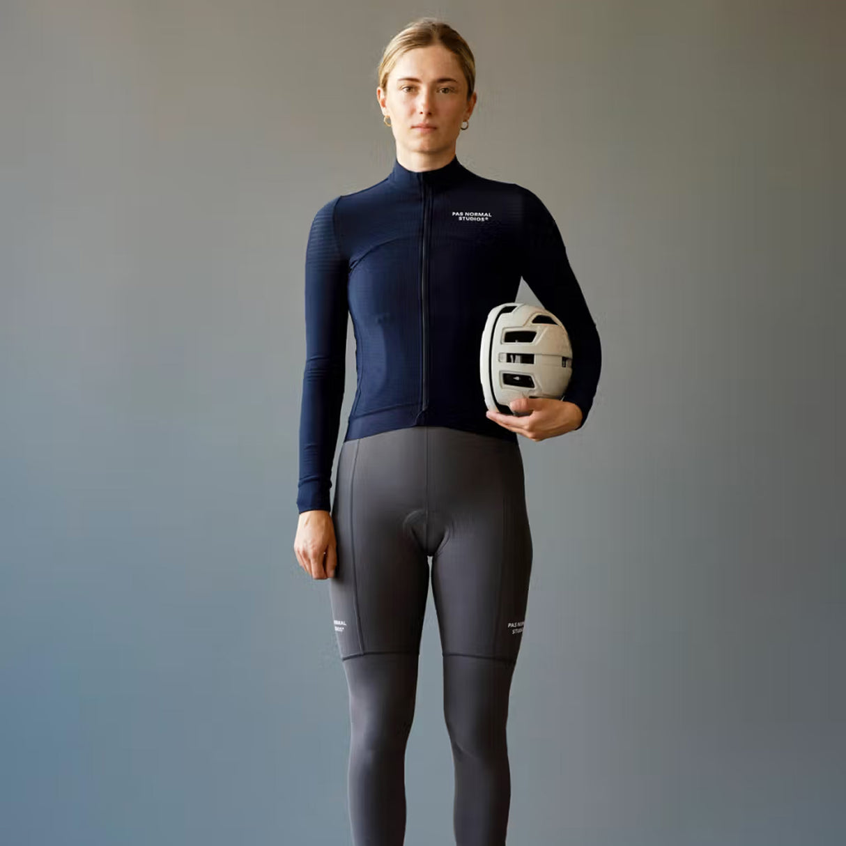 Maglia donna maniche lunghe Pas Normal Studios Essential - Blu Pas Normal Studios