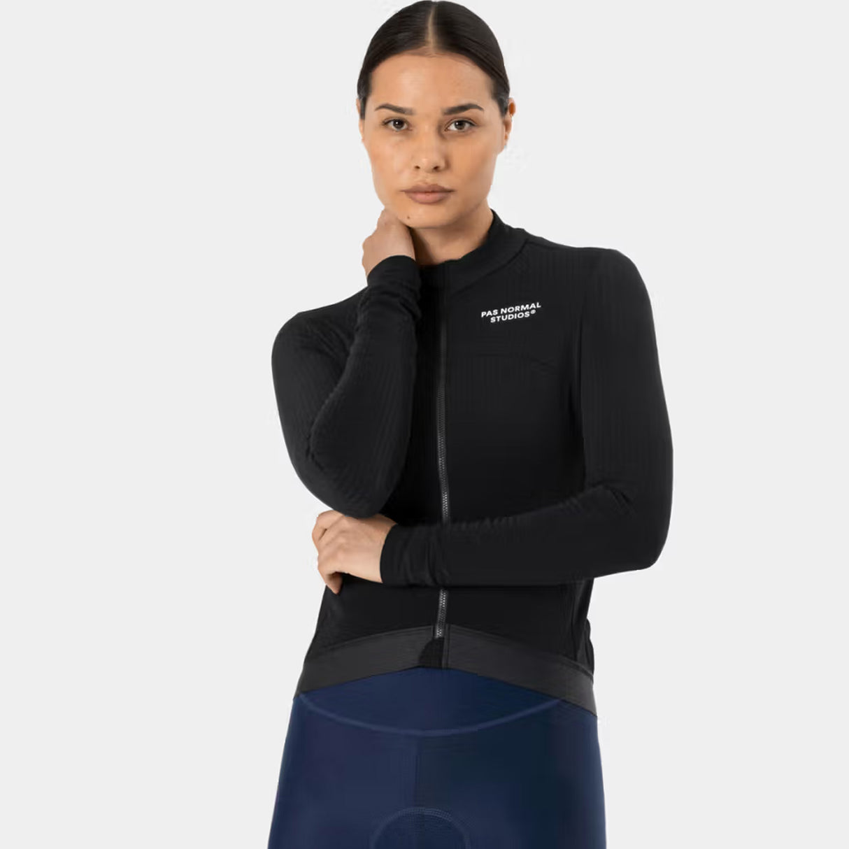 Maglia donna maniche lunghe Pas Normal Studios Essential - Nero Pas Normal Studios