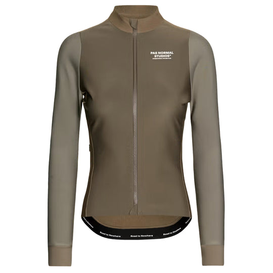 Maglia donna maniche lunghe Pas Normal Studios Mechanism Thermal - Marrone