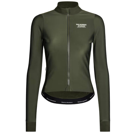 Maglia donna maniche lunghe Pas Normal Studios Mechanism Thermal - Verde scuro Pas Normal Studios