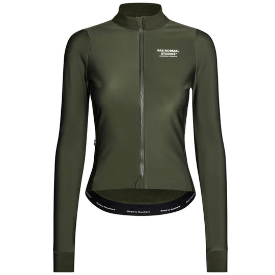 Maglia donna maniche lunghe Pas Normal Studios Mechanism Thermal - Verde scuro