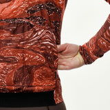 Maglia donna maniche lunghe Pas Normal Studios T.K.O. Mechanism - Rosso Pas Normal Studios