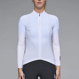 Maillot mujer de manga larga Q36.5 Dottore Pro - Blanco
