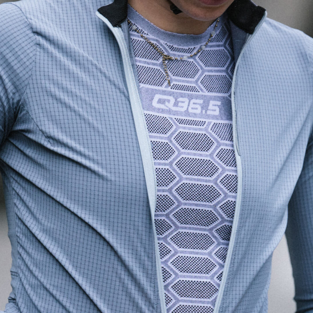 Maglia donna maniche lunghe Q36.5 Dottore Pro - Blu Q36.5