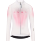 Maglia donna maniche lunghe Q36.5 Gregarius Hybrid Light QLAB - Bianco rosa