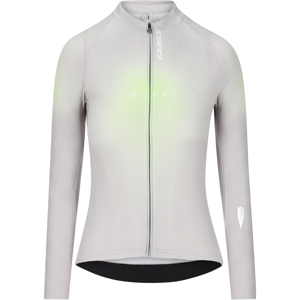 Maglia donna maniche lunghe Q36.5 Gregarius Hybrid Light QLAB - Grigio verde Q36.5