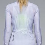 Maglia donna maniche lunghe Q36.5 Gregarius Hybrid Light QLAB - Grigio verde Q36.5