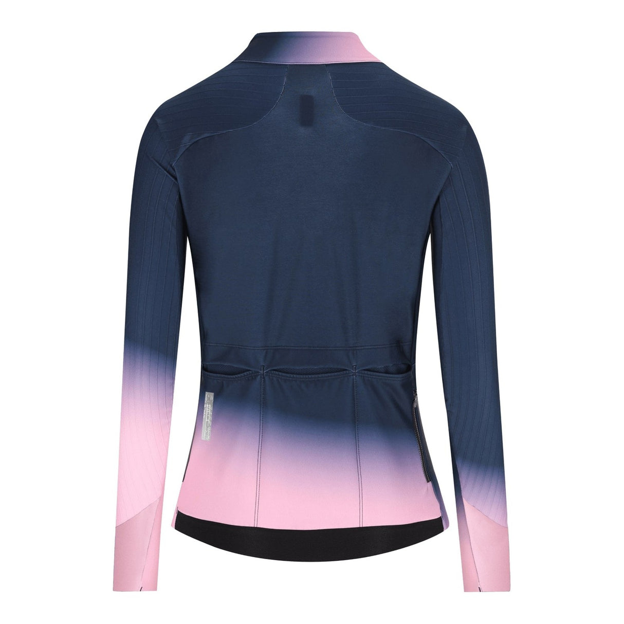 Maglia donna maniche lunghe Q36.5 Gregarius Hybrid Collar Fade - Blu Q36.5