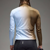 Maillot mujer manga larga Q36.5 Gregarius Hybrid Big Fade - Verde