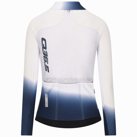 Q36.5 Gregarius Hybrid Light Collar Fade women long sleeves jersey - White