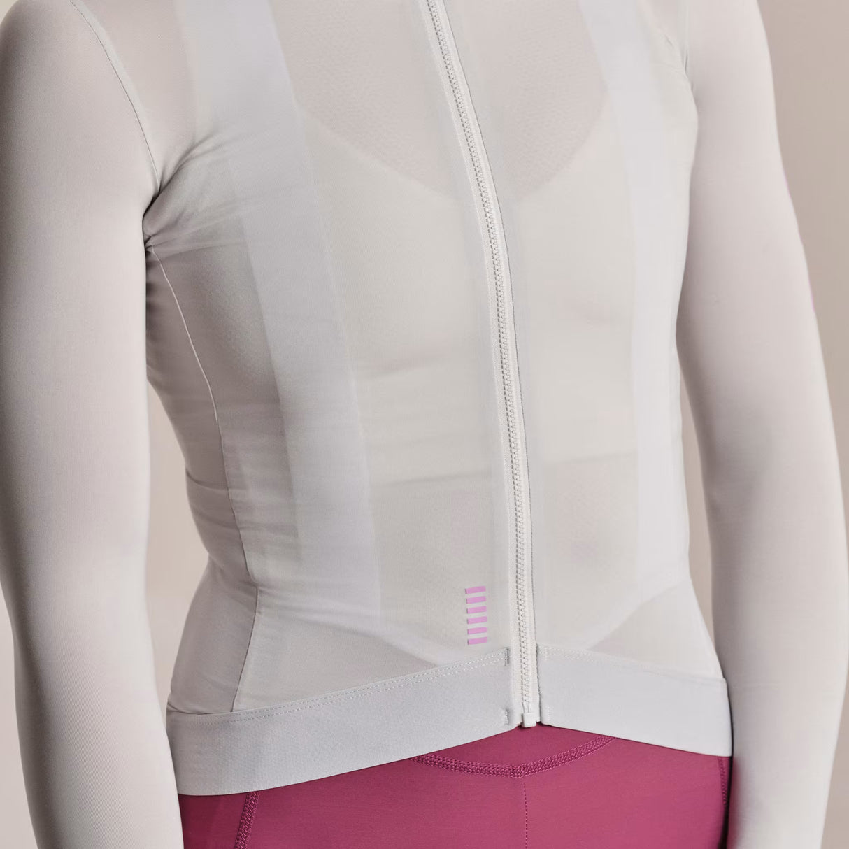 Maglia donna maniche lunghe Rapha Pro Team Lightweight 3 - Grigio chiaro Rapha