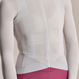 Maglia donna maniche lunghe Rapha Pro Team Lightweight 3 - Grigio chiaro Rapha