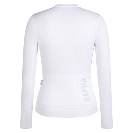 Maillot mujer de manga larga Rapha Pro Team Lightweight 3 - Blanco