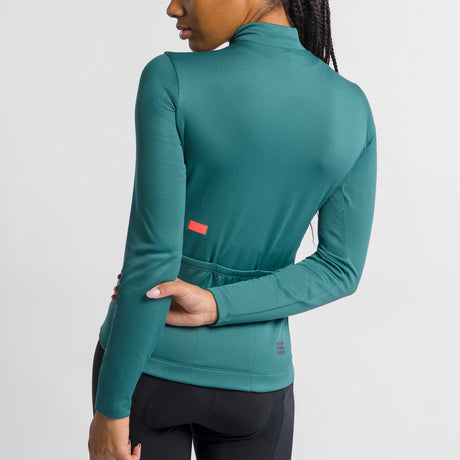 Maglia donna maniche lunghe Sportful Classic Thermal - Verde scuro Sportful