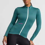 Sportful Classic Thermal women long sleeve jersey - Dark green