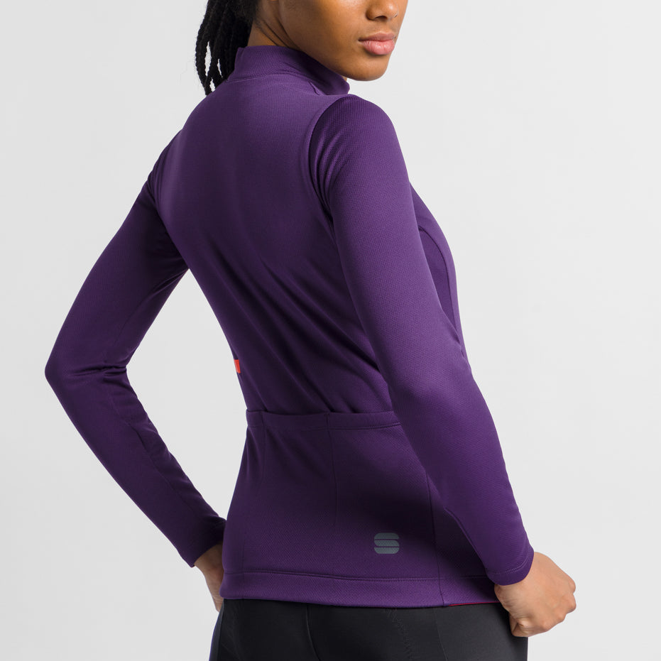 Sportful Classic Thermal women long sleeve jersey - Purple