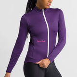 Sportful Classic Thermal women long sleeve jersey - Purple