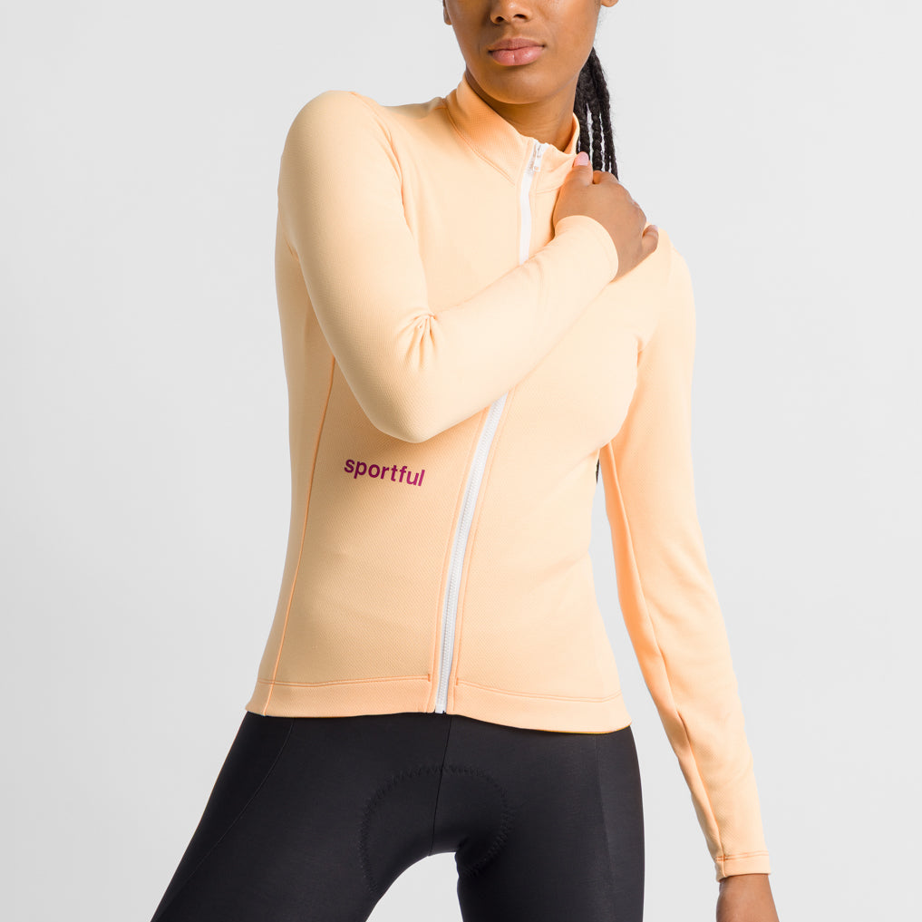 Sportful Classic Thermal women long sleeve jersey - Beige
