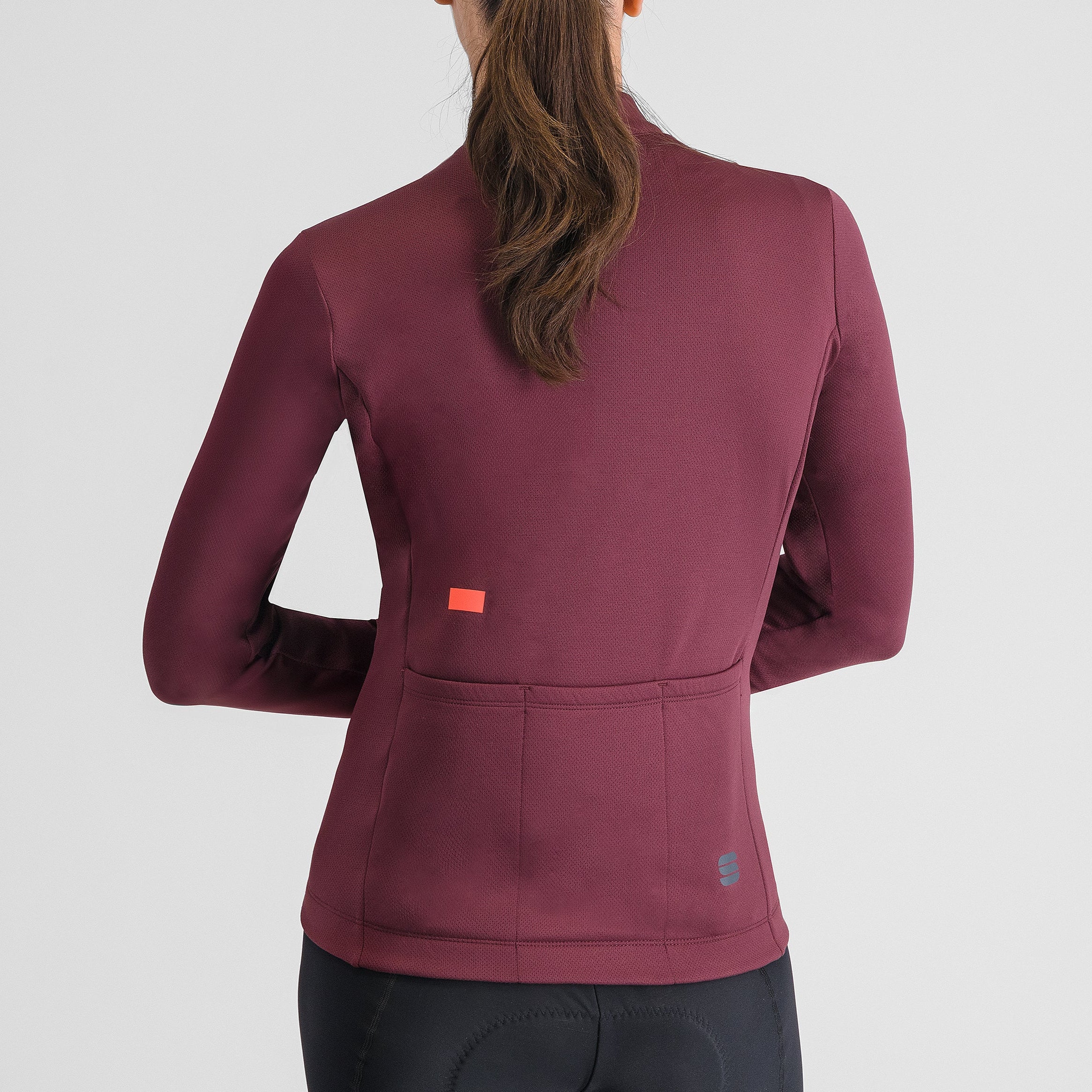 Maglia donna maniche lunghe Sportful Classic Thermal - Bordeaux Sportful