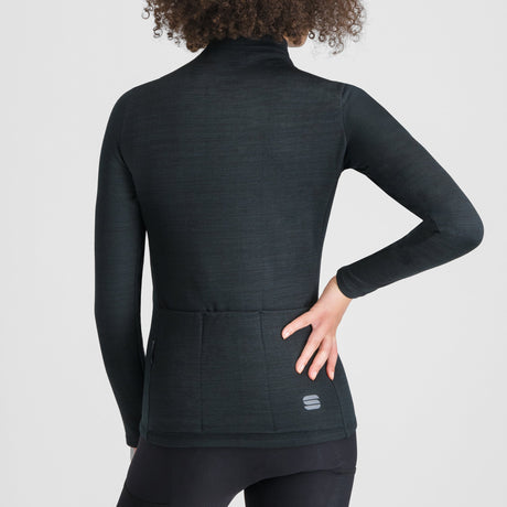 Maglia donna maniche lunghe Sportful Supergiara Wool - Nero Sportful