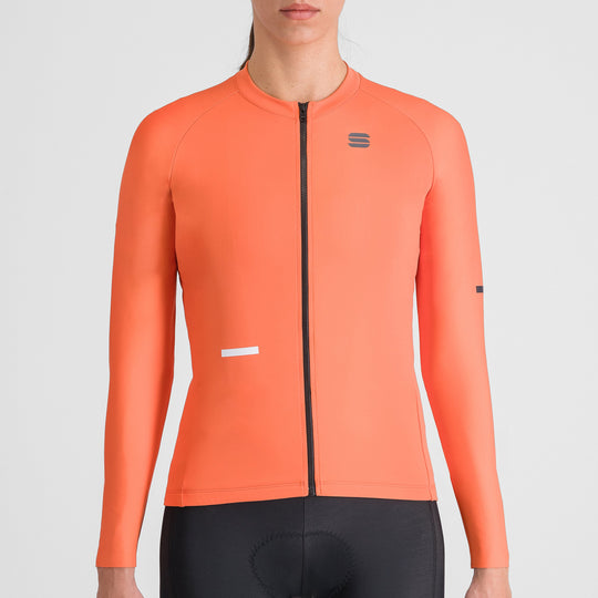 Maglia donna maniche lunghe Sportful Supernova - Arancio