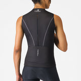 Castelli Anima Flow frau armelloses trikot - Schwarz