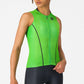 Castelli Anima Flow women sleeveless jersey - Green